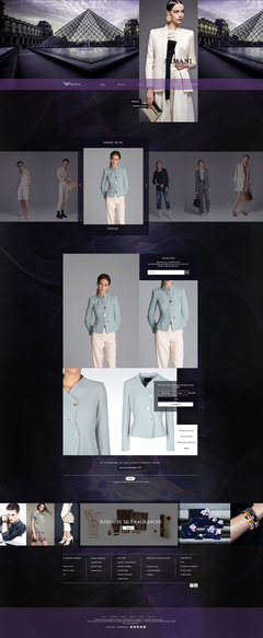 時尚與健康 個人自擬服裝網(wǎng)頁中的計生用品展示